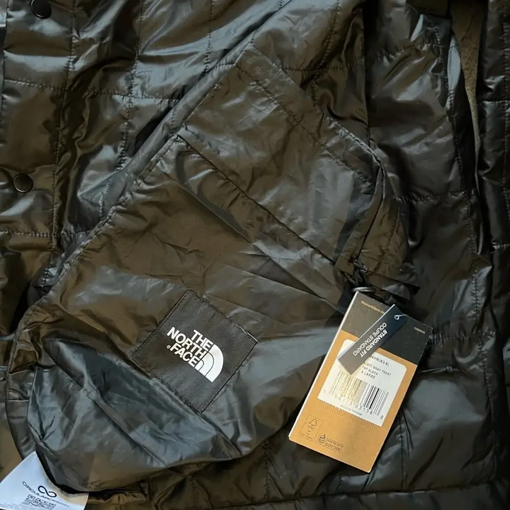 THE NORTH FACE CIRCALOFT SNAP FRONT JACKET Black XL packable
